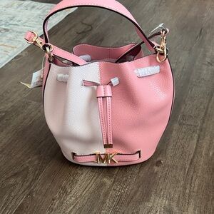 Michael Kors Two-Tone Pink Shoulder Bag